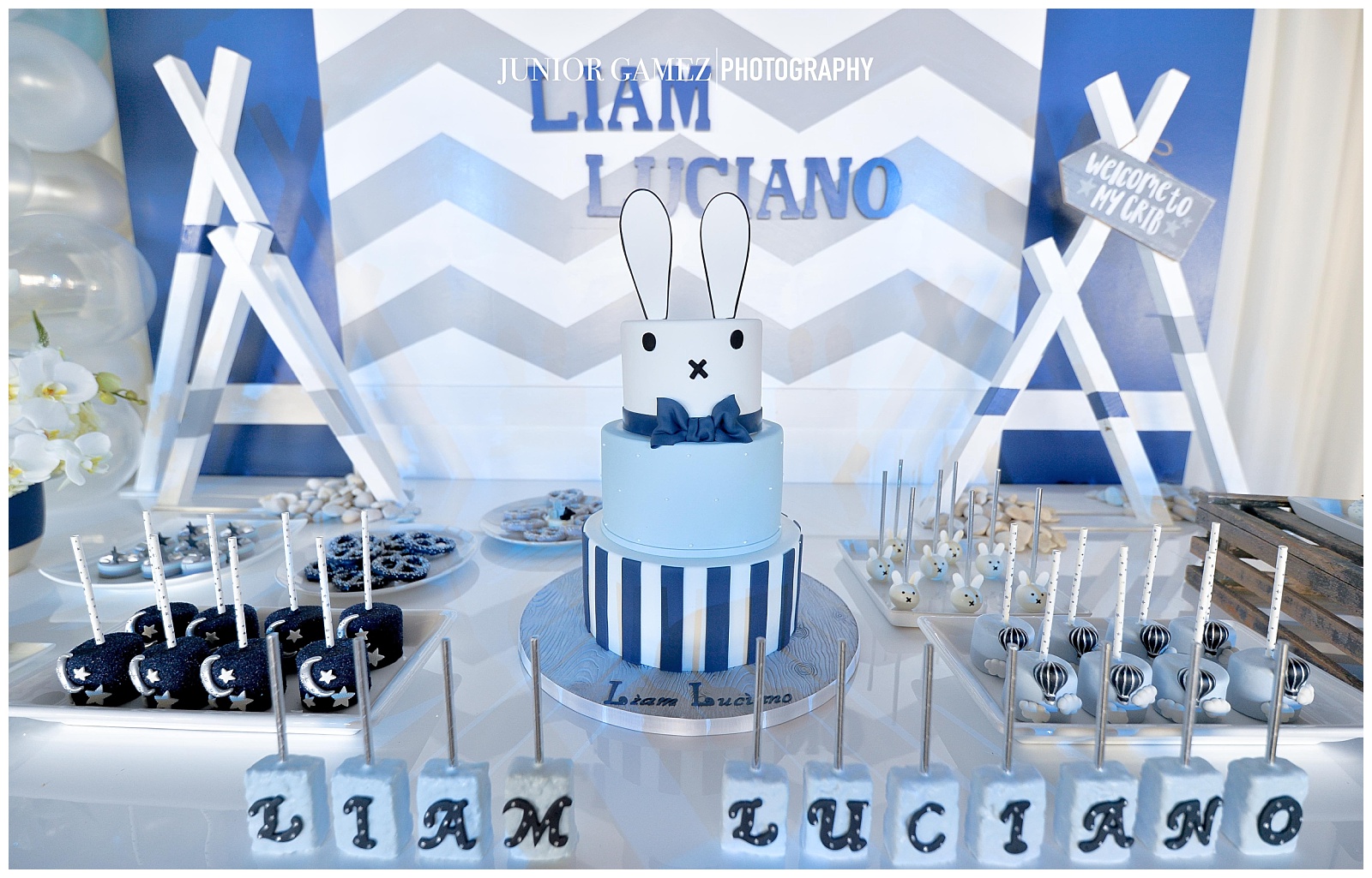 Liam S Baby Shower Cake Desserts Miami Custom Cakes Elegant