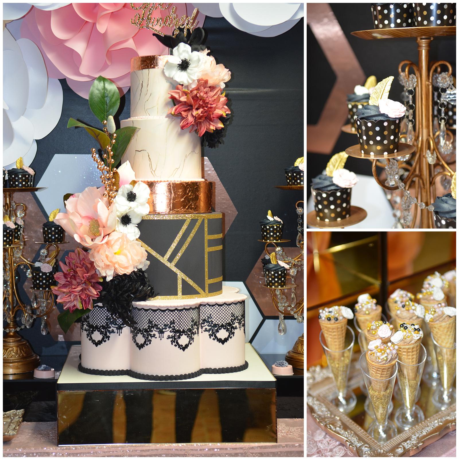 Melba 100th Birthday Cake Miami Custom Cakes_0430