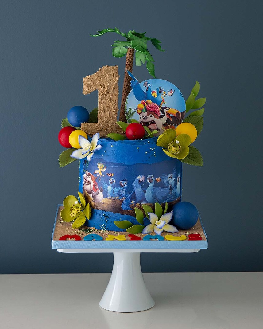 First Birthday Cakes » Elegant Temptations Bakery